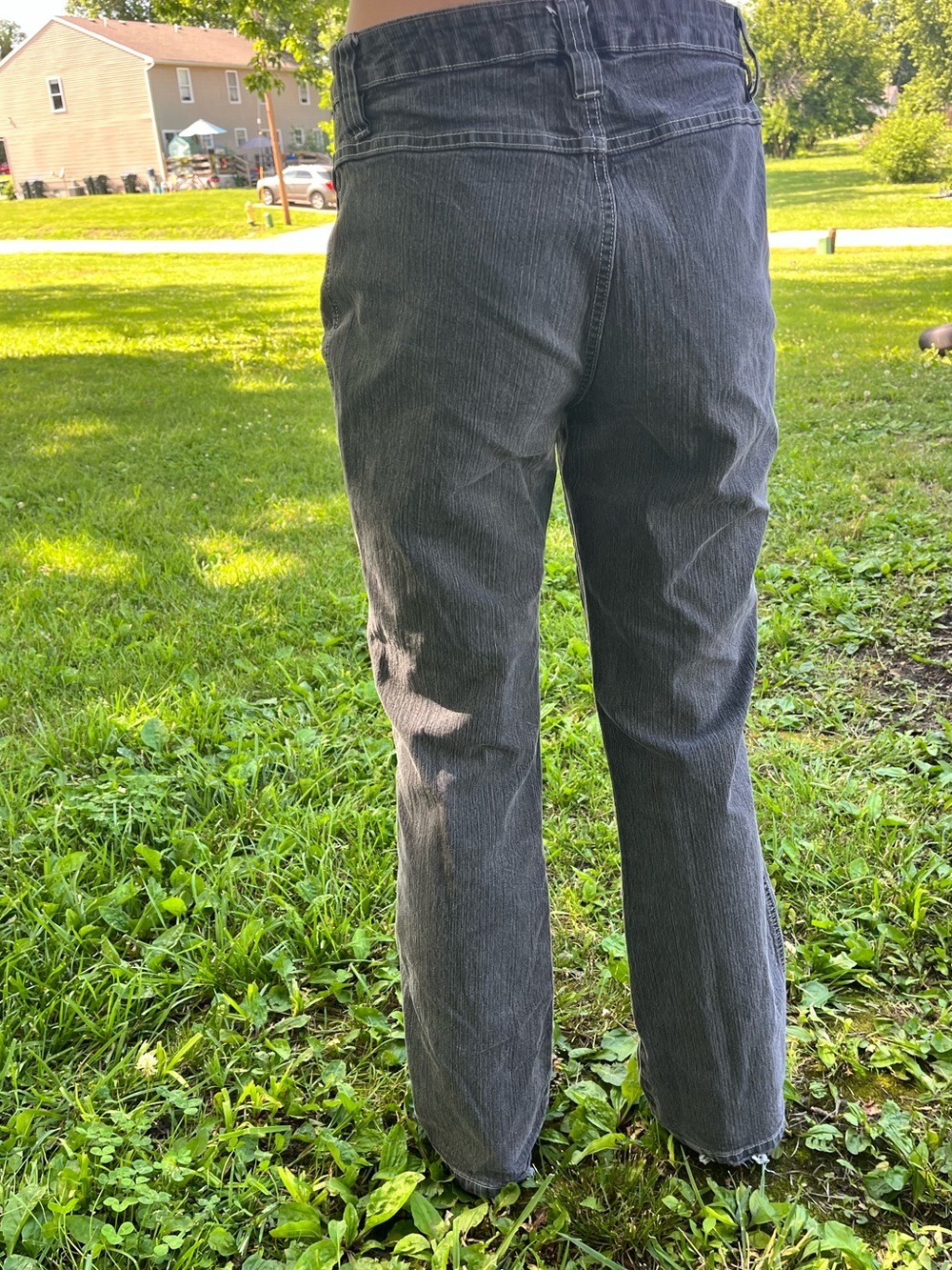 Faded Glory Y2K Low Rise Jeans With Velvet Accents!